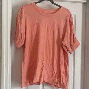 Lane Bryant Peach Short Sleeve Tee